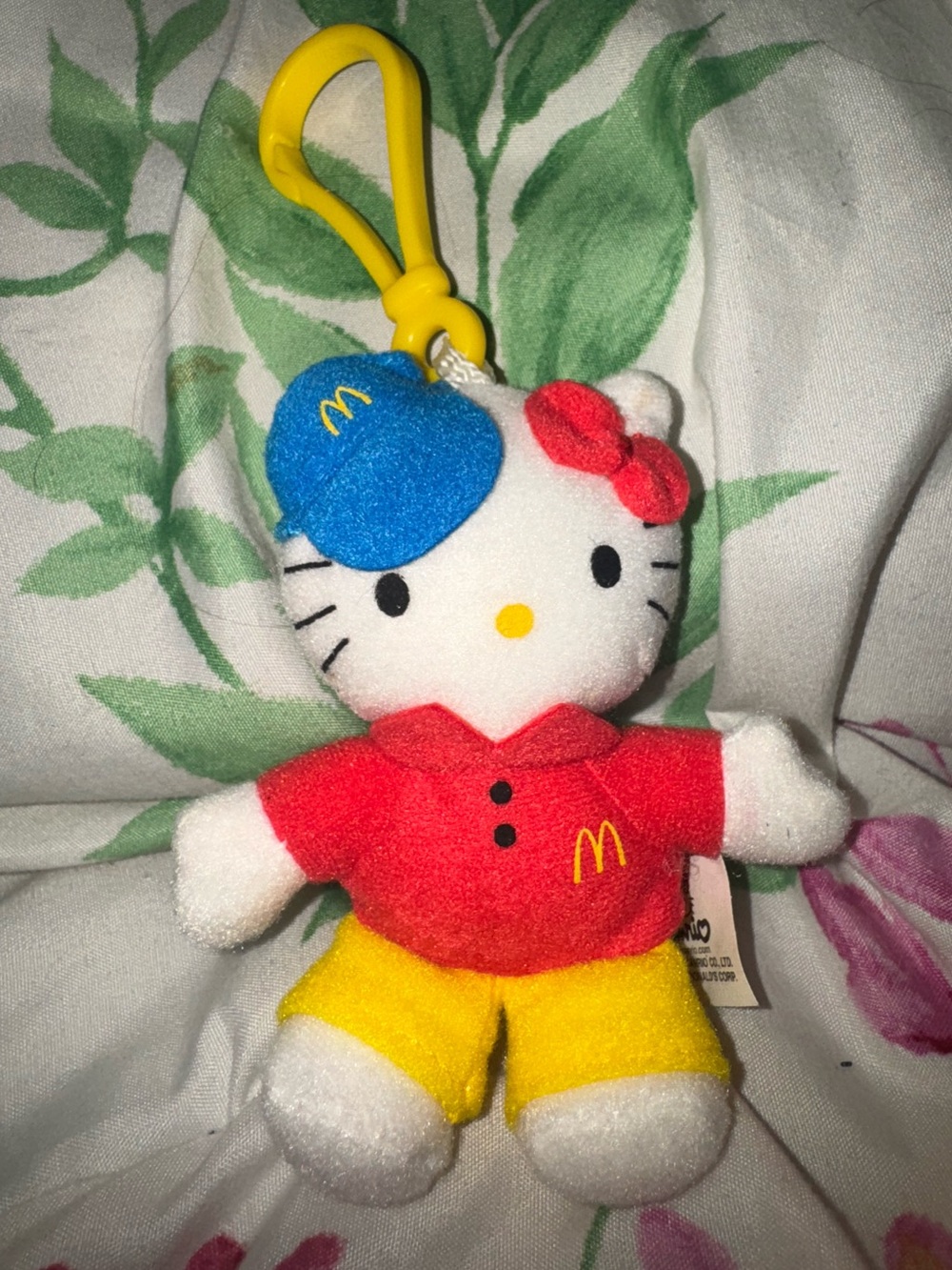 Vintage 90s McDonald’s Hello Kitty Plush Clip-On